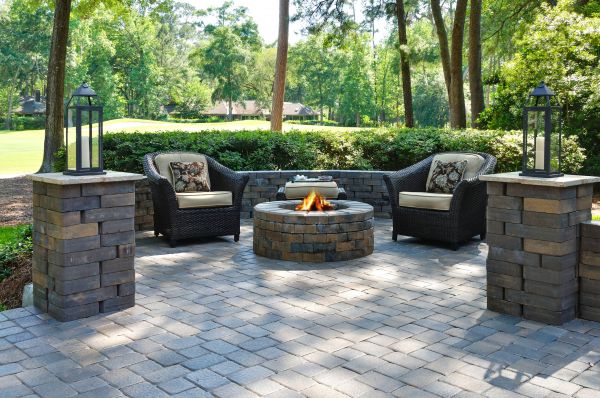 Fire Pit Installation in Laurel