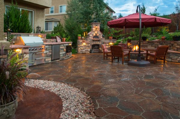 Stone Patio Construction in Laurel