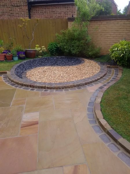 Sandstone Patio Installation in Laurel