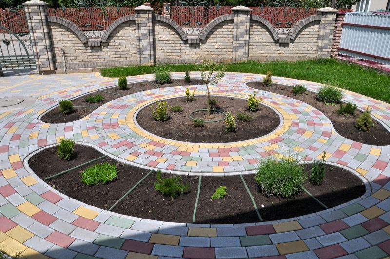 Circular Paver Pattern